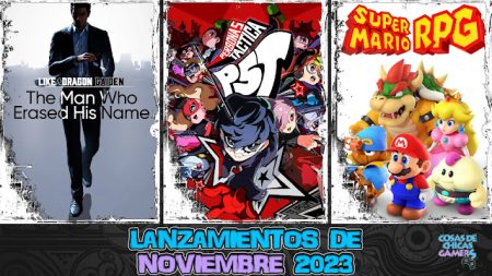 LANZAMIENTOS DE NOVIEMBRE 2023 EN VIDEOJUEGOS Lanzamientos de noviembre 2023 en videojuegos