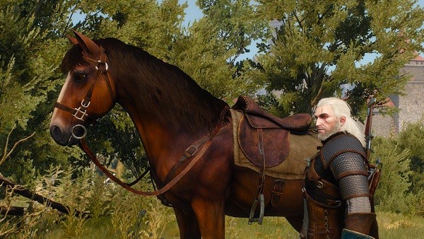 Sardinilla y Geralt en The Witcher 3 Sardinilla y Geralt en The Witcher 3
