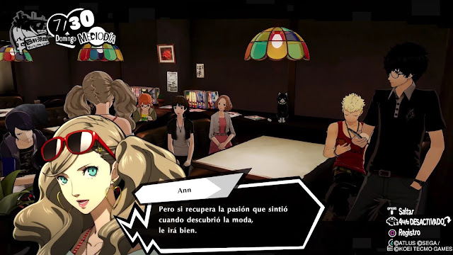 Ann Reflexión Reunión Persona 5 Strikers Ann Reflexión Reunión Persona 5 Strikers