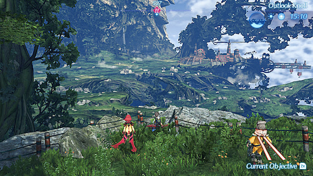 Xenoblade 2 overworld Xenoblade 2 overworld