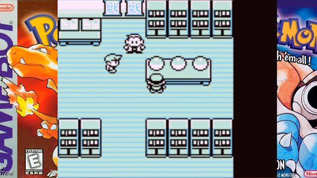 Elección de iniciales Pokémon Rojo Azul Profesor Oak Elección de iniciales Pokémon Rojo Azul Profesor Oak