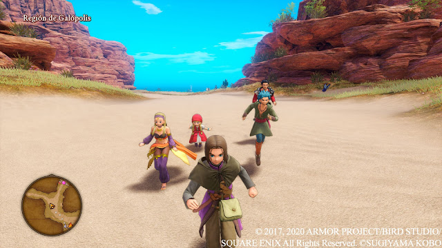 Región de Galópolis Verónica Erik Serena Luminario Análisis de Dragon Quest XI S Ecos de un pasado perdido Región de Galópolis Verónica Erik Serena Luminario Análisis de Dragon Quest XI S Ecos de un pasado perdido