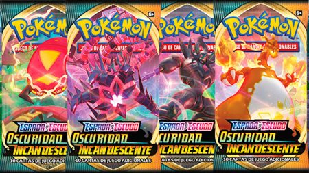 Avance de Pokémon JCC Espada y Escudo Oscuridad Incandescente Avance de Pokémon JCC Espada y Escudo Oscuridad Incandescente