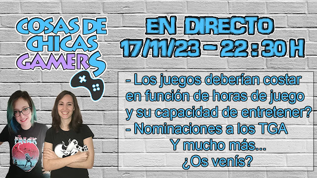 PRECIOS DE JUEGOS POR HORAS Y LAS NOMINACIONES TGA – DIRECTO (17/11/23) PRECIOS DE JUEGOS POR HORAS Y LAS NOMINACIONES TGA - DIRECTO (17/11/23)