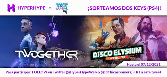 SORTEO PACK DISCO ELYSIUM + TWOGETHER PARA PS4 SORTEO PACK DISCO ELYSIUM + TWOGETHER PARA PS4