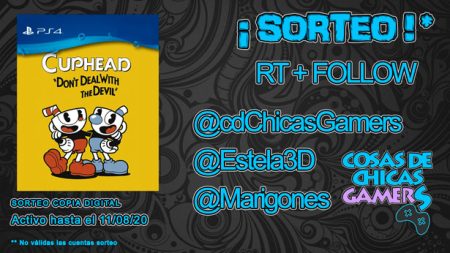 SORTEO CUPHEAD PARA PS4 SORTEO CUPHEAD PARA PS4