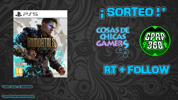 SORTEO IMMORTALS OF AVEUM PARA PS5 SORTEO IMMORTALS OF AVEUM PARA PS5