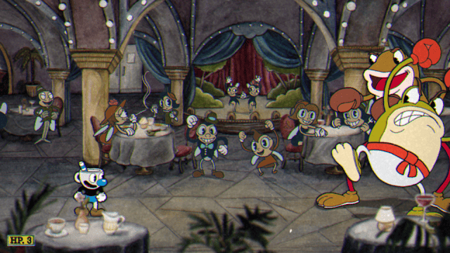 Análisis Cuphead PS4 - Batalla ranas Análisis Cuphead PS4 - Batalla ranas