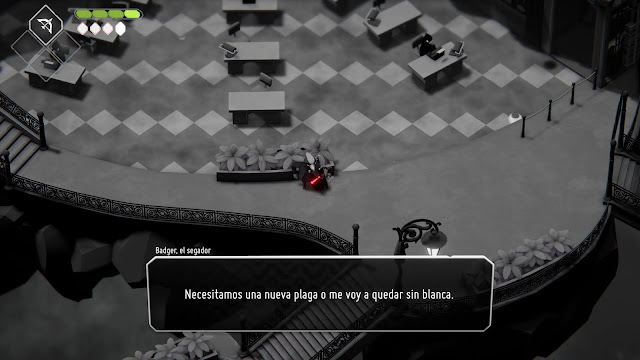 Análisis Death's Door PS5 Los diálogos sacan bastante humor negro