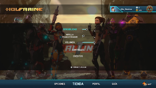Holfraine - Opciones Holfraine - Opciones