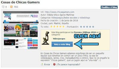 XI PREMIOS 20 BLOGS – EL PLAZO PARA VOTAR SE ACABA XI PREMIOS 20 BLOGS - EL PLAZO PARA VOTAR SE ACABA