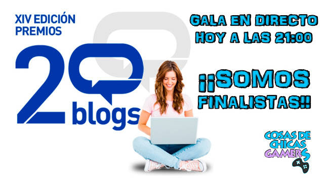 PREMIOS 20BLOGS – SOMOS FINALISTAS DE LA EDICIÓN XIV PREMIOS 20BLOGS - SOMOS FINALISTAS DE LA EDICIÓN XIV