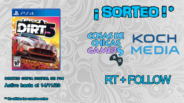 SORTEO DIRT 5 PARA PS4 SORTEO DIRT 5 PARA PS4