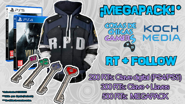 SORTEO MEGAPACK RESIDENT EVIL 8 VILLAGE SORTEO MEGAPACK RESIDENT EVIL 8 VILLAGE
