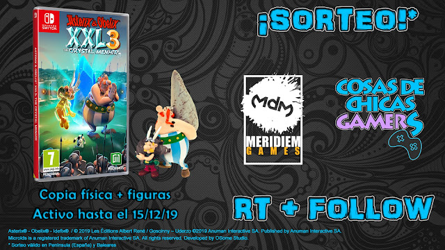 SORTEO ASTERIX Y OBELIX XXL3 PARA NINTENDO SWITCH SORTEO ASTERIX Y OBELIX XXL3 PARA NINTENDO SWITCH