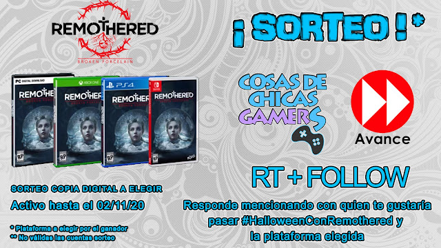 SORTEO REMOTHERED BROKEN PORCELAIN – TÚ ELIGES LA PLATAFORMA SORTEO REMOTHERED BROKEN PORCELAIN - TÚ ELIGES LA PLATAFORMA