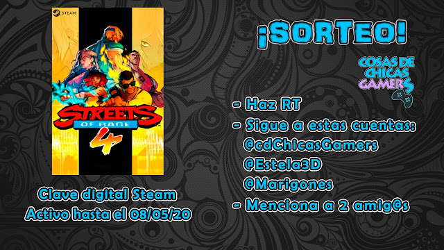 SORTEO STREETS OF RAGE 4 PARA STEAM SORTEO STREETS OF RAGE 4 PARA STEAM