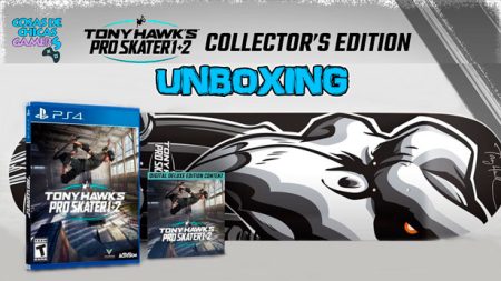 Unboxing Edición coleccionista Tony Hawk’s Pro Skater 1+2 ¿Quieres ver cómo es la edición coleccionista de Tony Hawk's Pro Skater 1+2? Te la enseñamos en este unboxing.