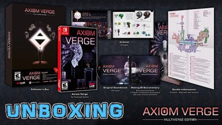 Unboxing de Axiom Verge Multiverse Edition Unboxing de Axiom Verge Multiverse Edition