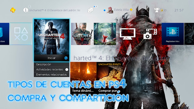 Sony y la compra de cuentas en PS4 Cuentas PlayStation Sony