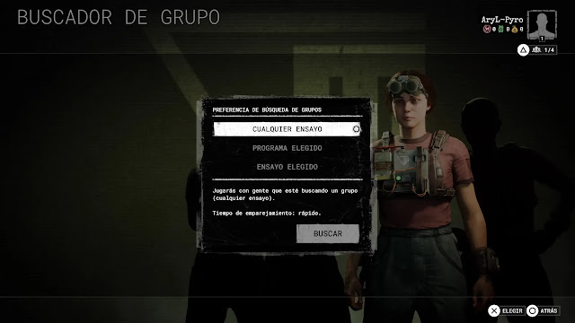 The Outlast Trials- buscador de grupo The Outlast Trials- buscador de grupo