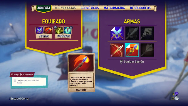 Inventario de la armería Inventario de la armería