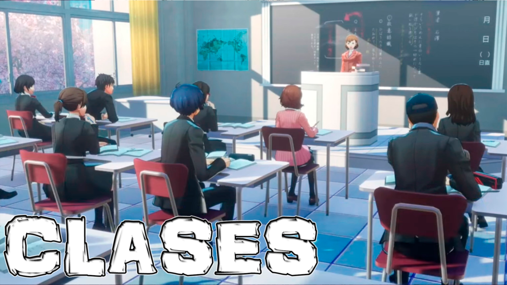 Clases, examenes, preguntas, respuestas Persona 3 Reload