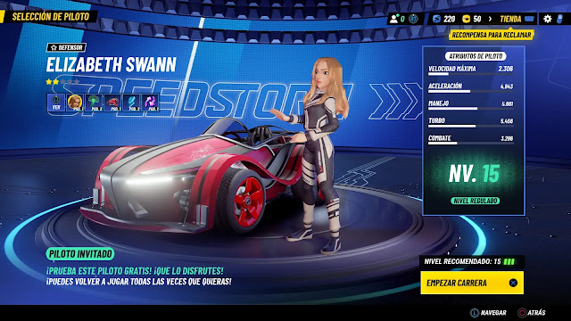 Análisis Disney Speedstorm en PS5 - Elisabeth Swan Análisis Disney Speedstorm en PS5 - Elisabeth Swan