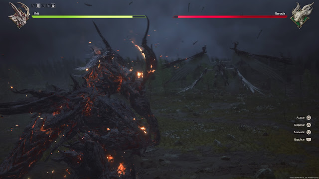 Análisis de FF16 - Ifrit y Garuda Análisis de FF16 - Ifrit y Garuda