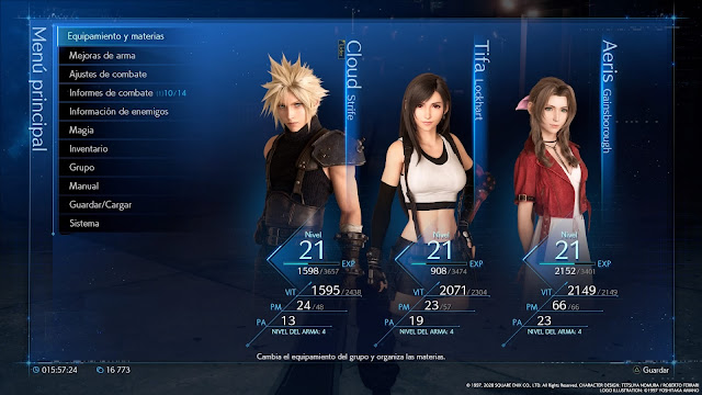FF 7 Remake - Miembros del grupo FF 7 Remake - Miembros del grupo