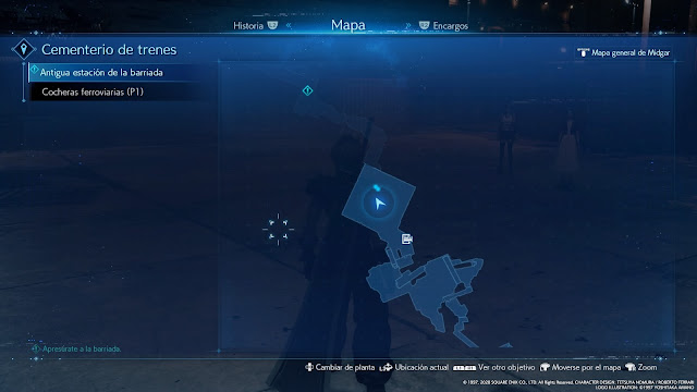 FF 7 Remake - Mapa FF 7 Remake - Mapa