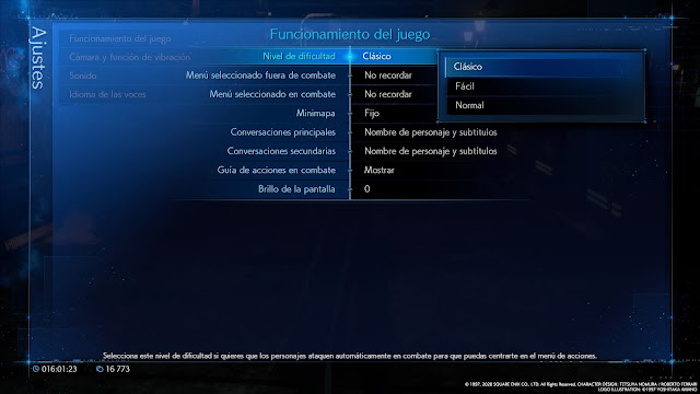FF 7 Remake - Modo de juego FF 7 Remake - Modo de juego