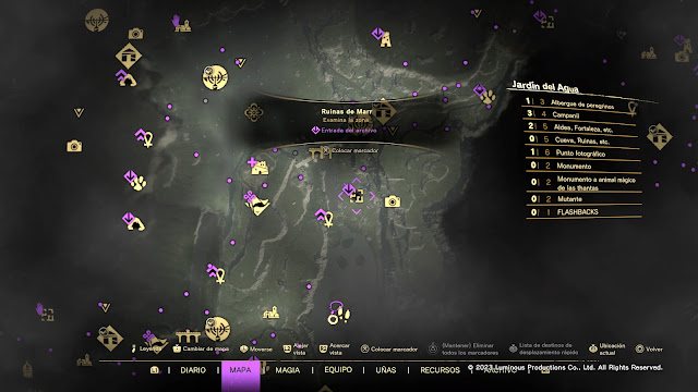 Análisis de Forspoken en PS5 - Mapa Análisis de Forspoken en PS5 - Mapa