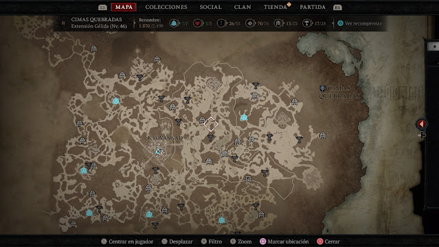 Mapa Diablo IV Mapa Diablo IV