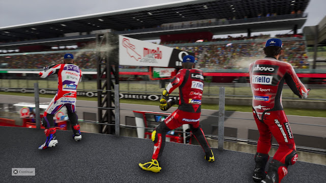 Análisis de MotoGP 23 para PS5 - Celebrando la victoria Análisis de MotoGP 23 para PS5 - Celebrando la victoria