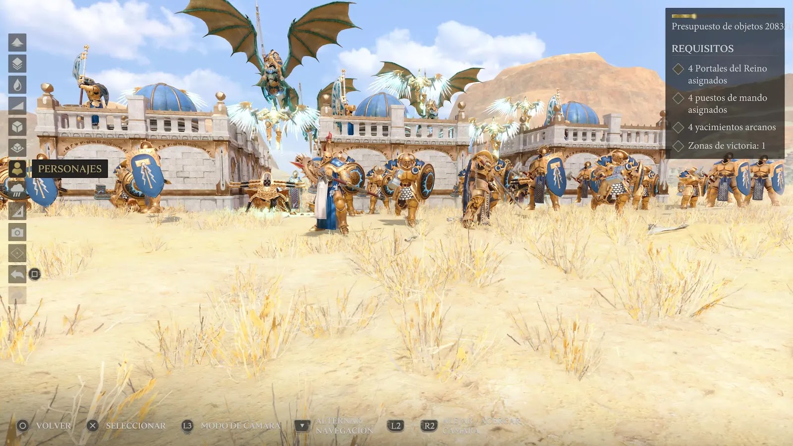 Crítica Warhammer Age of Sigmar: Realms of ruin En el modo construcción puede crear escenas y luego sacarles foticos.