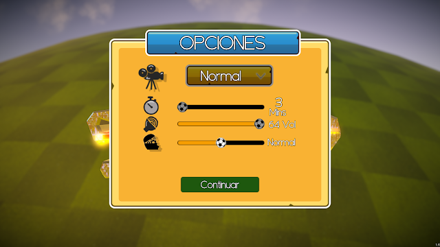 Super Arcade Soccer - Opciones de juego Super Arcade Soccer - Opciones de juego