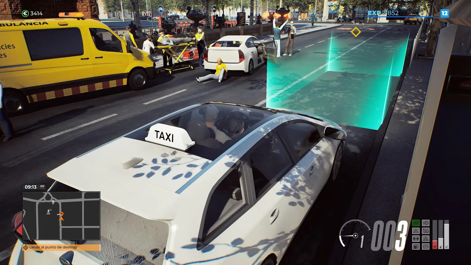 Análisis Taxi Life Pasear por Barcelona puede darte sorpresas como ver accidentes