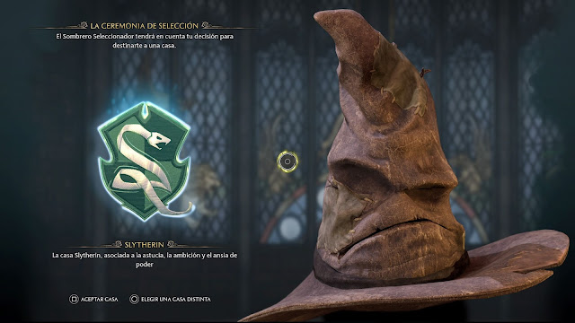 Análisis de Hogwarts Legacy - Sombrero Seleccionador Análisis de Hogwarts Legacy - Sombrero Seleccionador