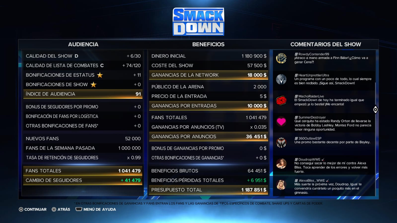 Crítica WWE 2k23 Controlar todos los parámetros es complejo al inicio, pero acabas entendiéndolo