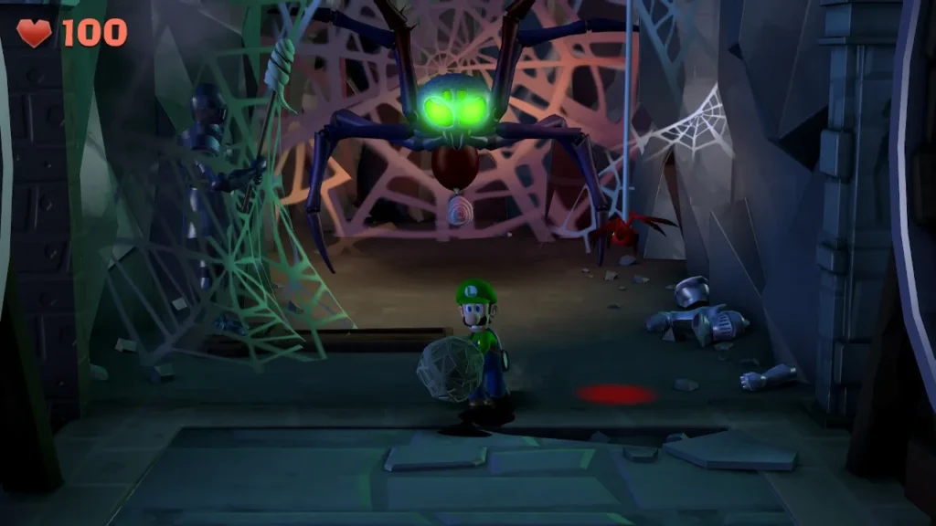 LUIGI´S MANSION 2 HD - ARAÑA