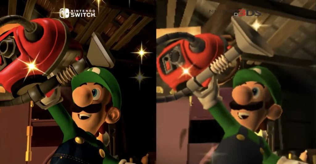 LUIGI´S MANSION 2 HD - COMPARATIVA