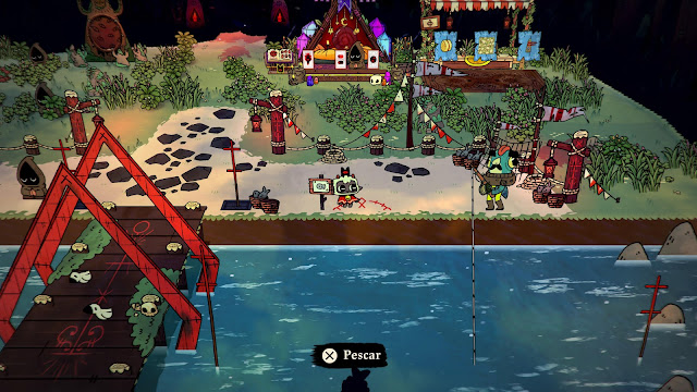 Hay gente que disfruta de estos minijuegos. Los entiendo, son muy relajantes. Crítica Cult of the Lamb
