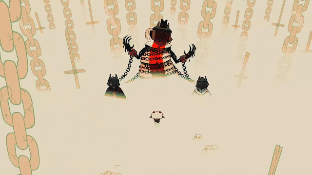 "Aquel que Espera" es el mayo desastre que tenemos en el juego... Crítica Cult of the Lamb