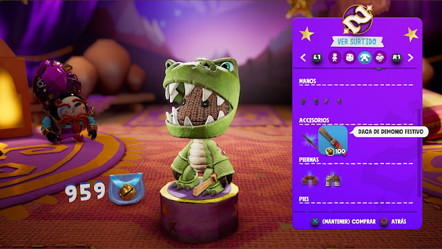 Dinosarurio Análisis Sackboy A big Adventure pra PC Dinosarurio Análisis Sackboy A big Adventure pra PC