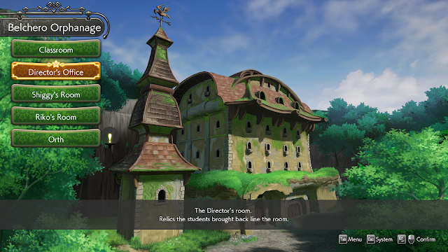 Análisis de Made in Abyss: Binary Star Falling into Darkness para PC - menú para movernos de ubicación Análisis de Made in Abyss: Binary Star Falling into Darkness para PC