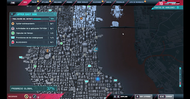 Mapa Nueva York Spider-man Mapa Nueva York Spider-man