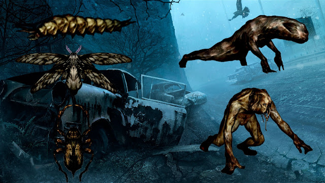Twinfeeler Aguijón Flotante Creeper Brincador Cabeza pida Silent Hill Twinfeeler Aguijón Flotante Creeper Brincador Cabeza pida Silent Hill