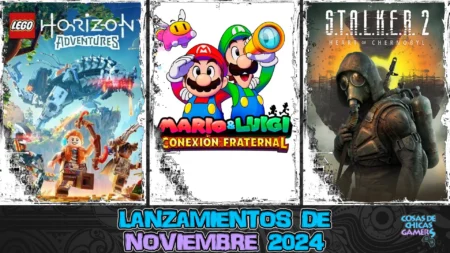 Lanzamientos de noviembre 2024 en videojuegos Lanzamientos noviembre 2024 en videojuegos