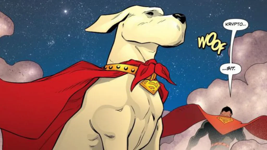 Krypto comic Superman